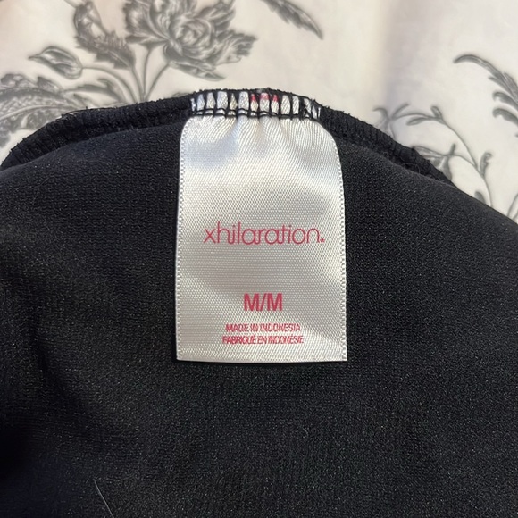 Simple black one-piece swimsuit xhilaration brand from Target - Picture 4 of 4